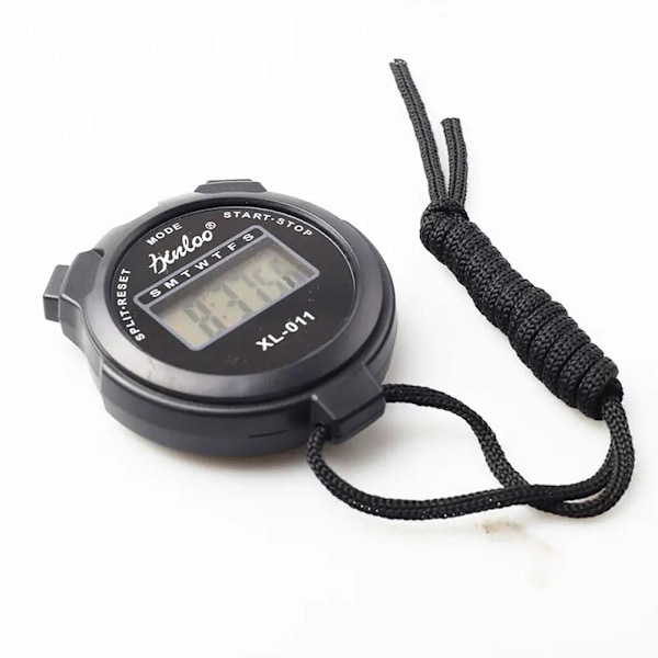 Digital Handhållen Sportstoppur Stoppur Timer Alarmräknare red 1size