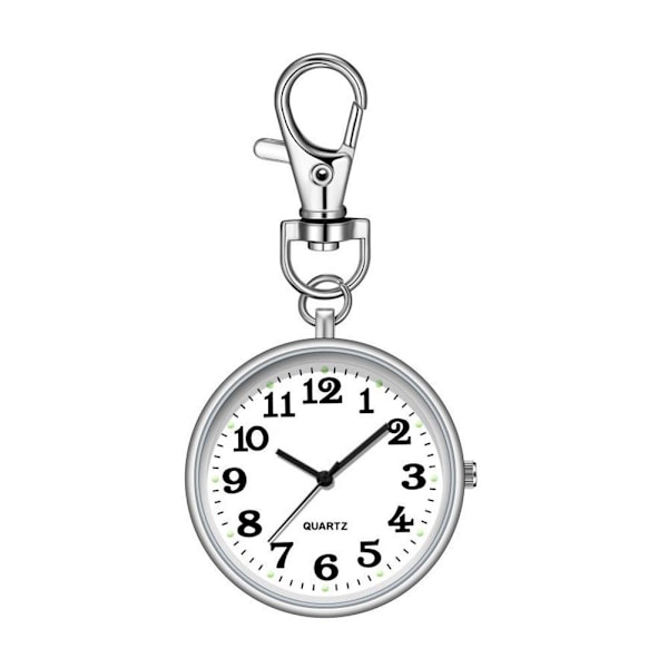 Kreativ Fickur Nyckelring Modeväska Examen Ficka Nyckelring Hänge Klocka P3L1 Silvery One size