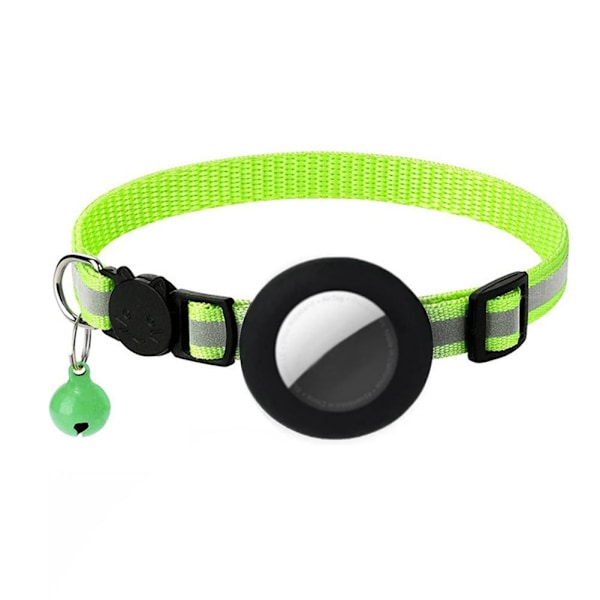 Säkerhetskoppel Kattunge Halsband Snabbkoppling Reflex US Vis HOT Bell L2S2 Fluorescent green 1pcs