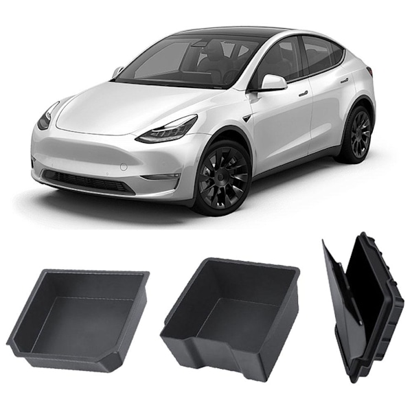 Armstödsbox magnetisk absorptionsbox för Tesla~Model Y Juniper 2025 K3O5 Y9P9 1pcs One size