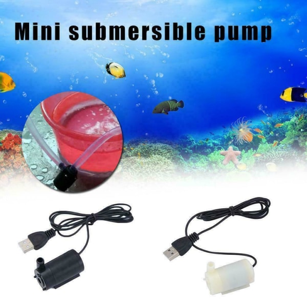 Köp USB-kabel Mute liten vattenpump Mini dränkbar pump Hemdamm | Fyndiq