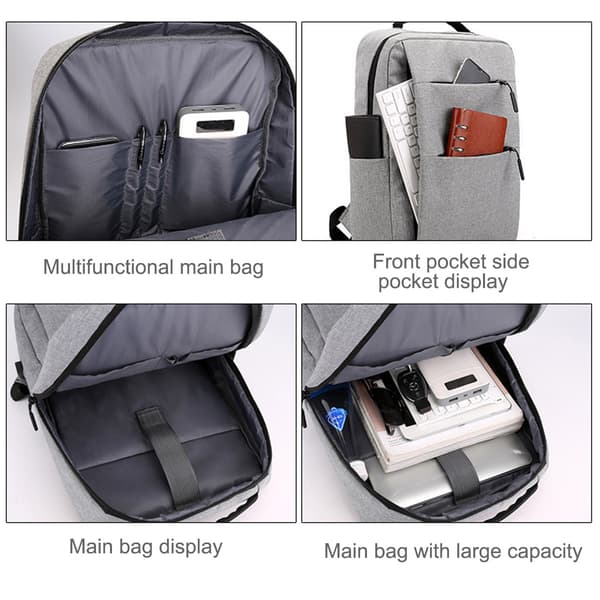 15,6 tommer laptop taske - grå