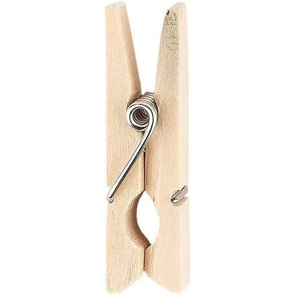 100 stk miniklemmer - original trefarge