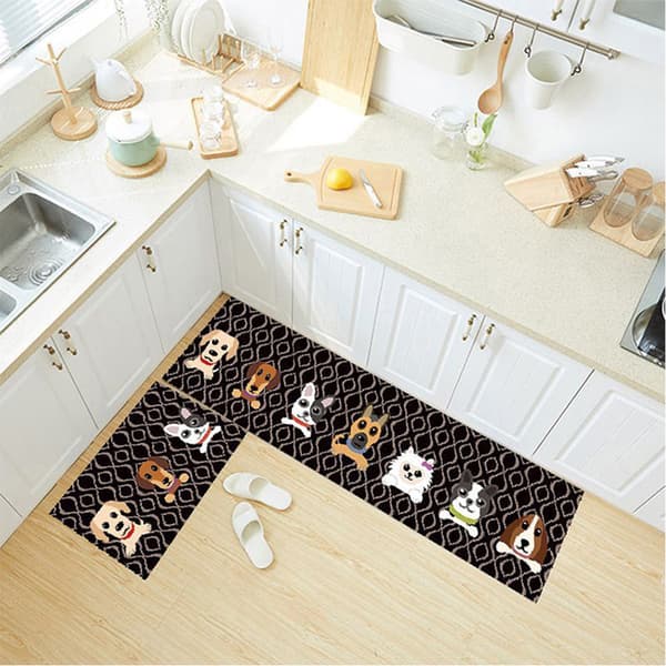 Lang stribe tæppe absorberende-syv hunde-40*120