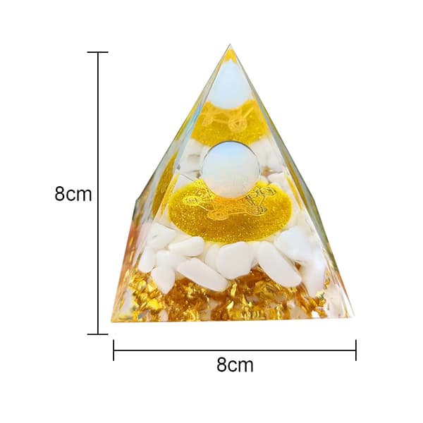 Epoksyharpiksdekorasjon-D12-8 cm