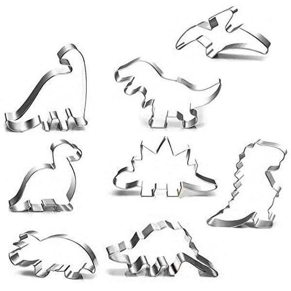 8 stk. dinosaur-udstikkere