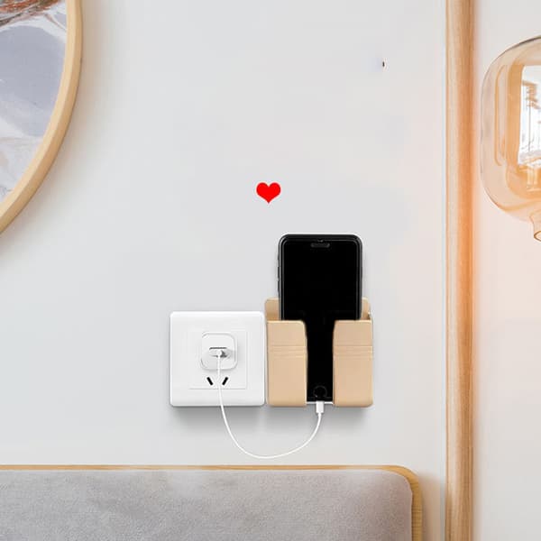 6 stk. mobiltelefon opladerbaseholder - Guld