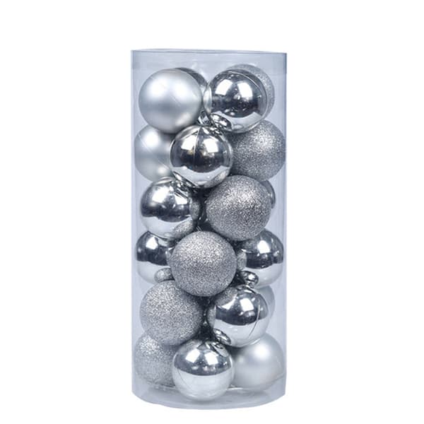 Julgranshänge-silver 4CM