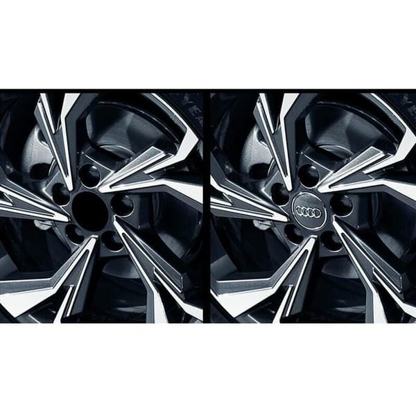 4 STK Audi hjulkapsel logo-60