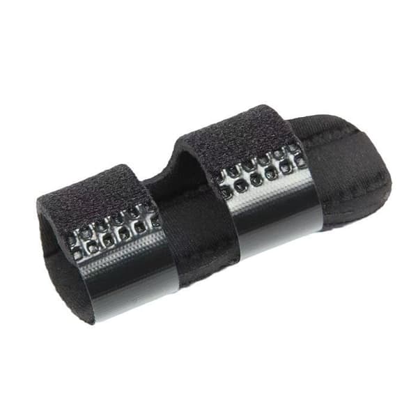 Sort velcro fingerstøtte/fingerklips