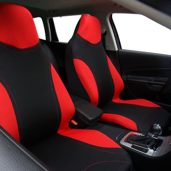 General Motors All-Wrap Bilbarnstolsöverdrag, Helårs Elastiska Sätesöverdrag i Ett Stycke Red 2pcs