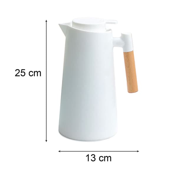 Kaffekanne-1L Hvit