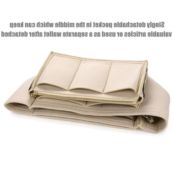Oppbevaringspose-beige 26*13*16cm