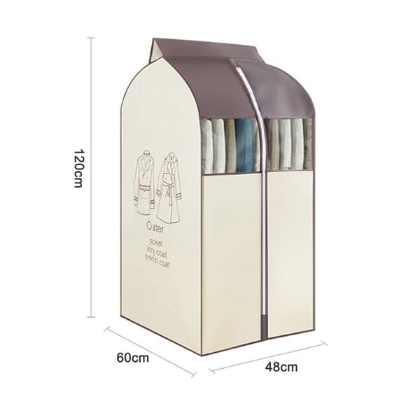 60*48*120 3D Tøjovertræk-Beige