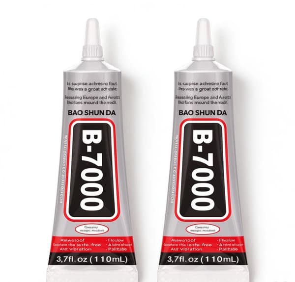2x B7000 Hobbylim til Rhinsten, 110 ml / 3,7 fl oz, Klar