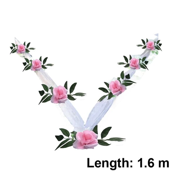 Bröllopsbilsdekoration huvudblomma-bildekorationsset F103