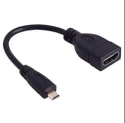 17 cm Micro HDMI han til HDMI hun adapterkabel