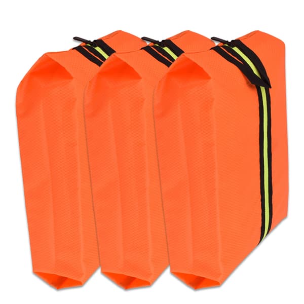 3 stk skooppbevaringspose - oransje