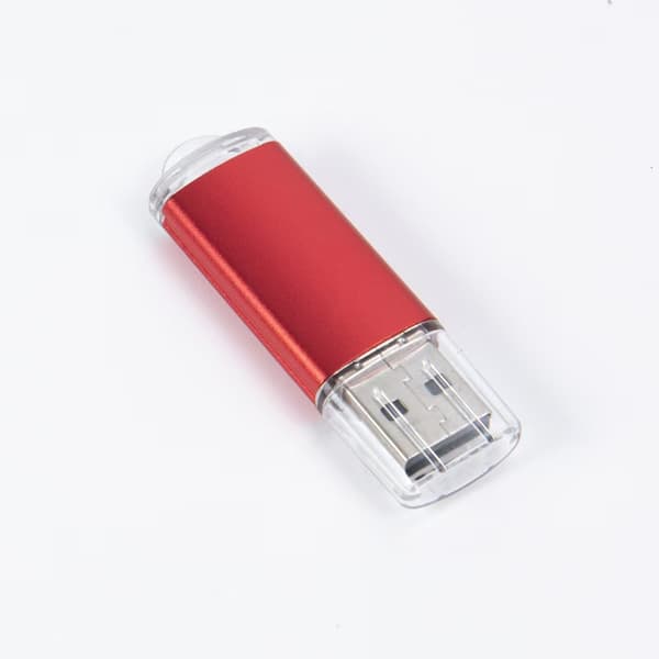 32GB USB 2.0 flashdrev med nøglering, 32GB vandtæt USB-lagerstick til computerbackup.
