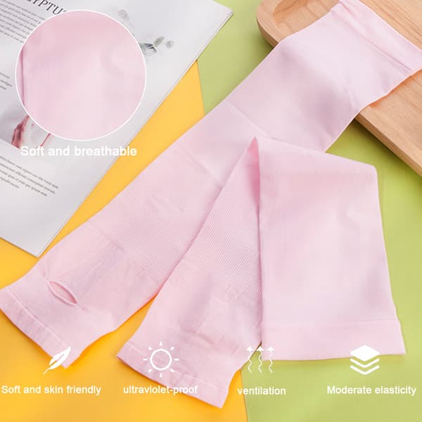 2 par solbeskyttende ermer - rosa