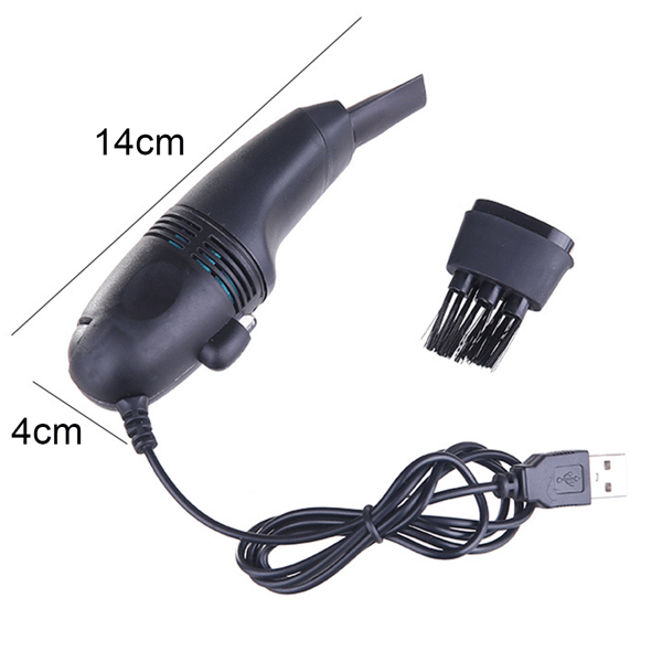 Computer USB-tastaturstøvsuger - Sort