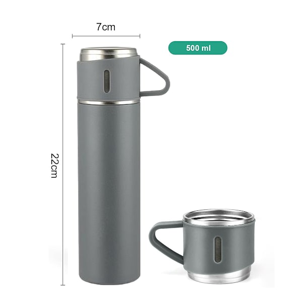 1 st Termosmugg - Grå - 500ml
