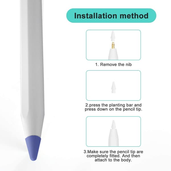 Pen Tip Protector - Lavendelgrå 10 Stykker [Farveboks]