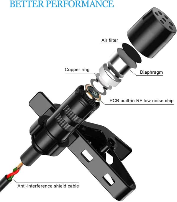 Clip-On Mikrofon - Sort