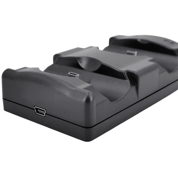 LX-PS3/PS3move Kontrollerlader - Svart