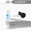 2 stk mobiltelefonholder-hvit