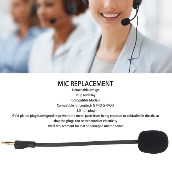 Lämplig för Logitech gprox headset plug-in mikrofontillbehör - GPROX mikrofon