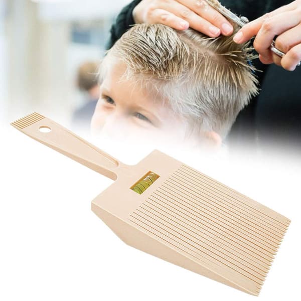 Frisørkam med brede tænder - Beige