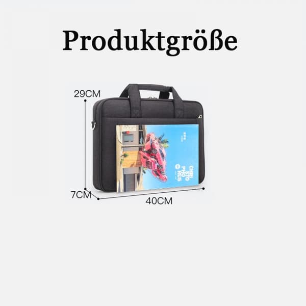 Sort-109L 16-tommer-stor kapacitet forretningscomputertaske