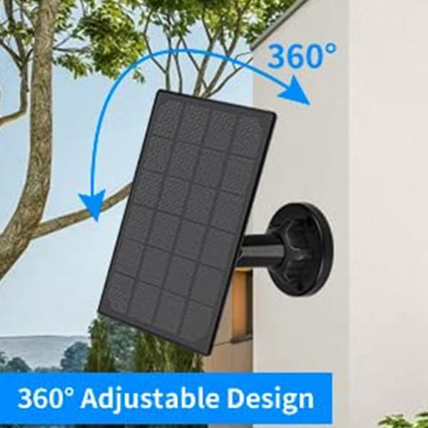 Utendørs solcellepanel-CSP-4W-Svart