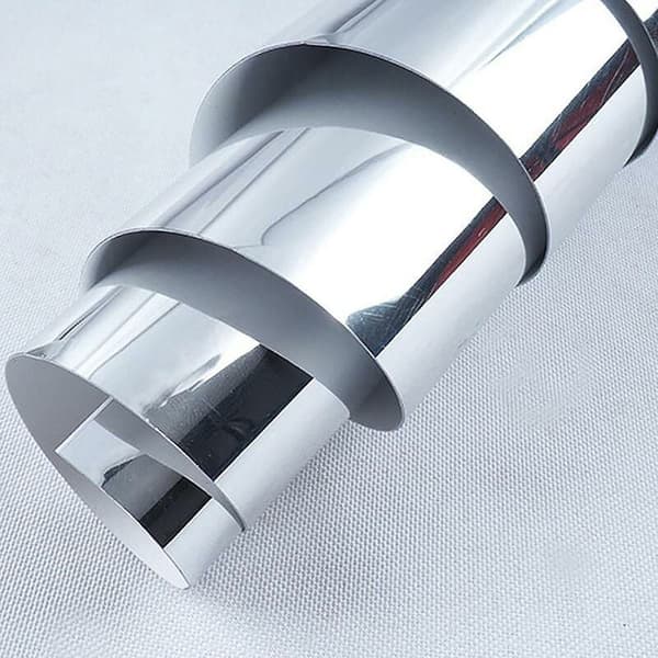Speglar väggdekal-silver reflekterande-(0.1MM) 50*200cm