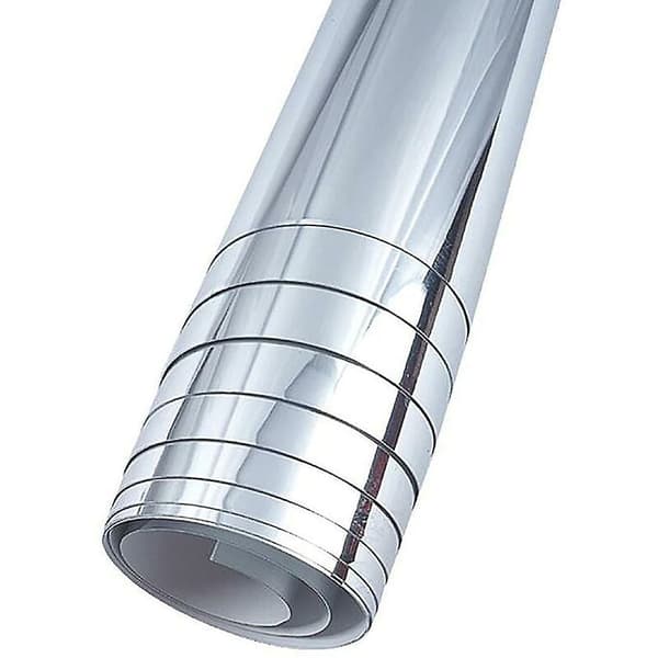 Speglar väggdekal-silver reflekterande-(0.1MM) 50*200cm