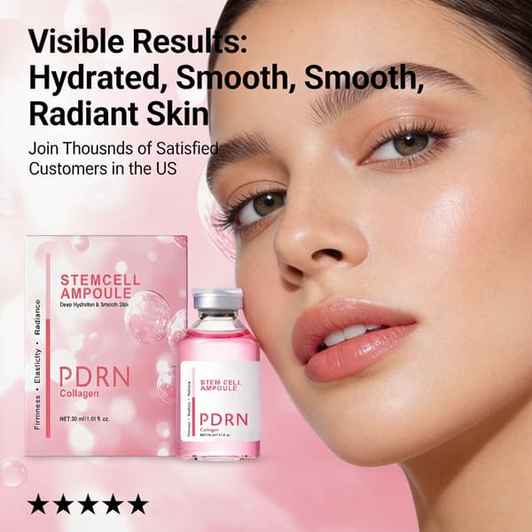 Stamcelleampulleessens Rosa PDRN Ampulle Kollagenserum 2pcs