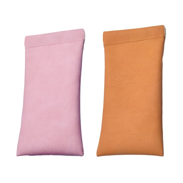 2st Solglasögon Förvaringsväska - Orange + Rosa
