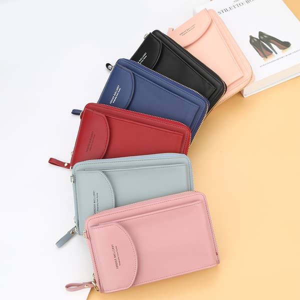 Crossbody Telefonpung - Mørkeblå