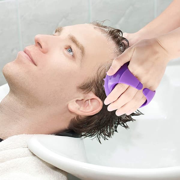 Hovedmassagebørsterenser - Lilla