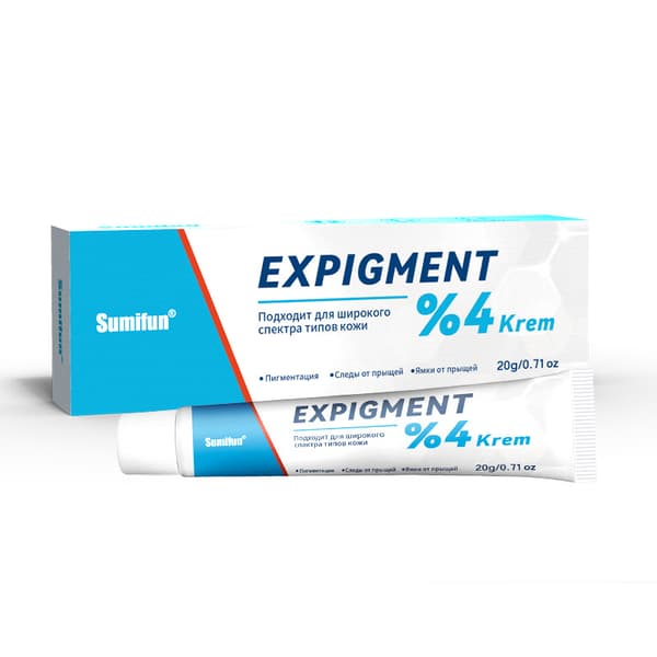 Expigment 4% ansiktskräm, för daglig ansiktsvård, förbättrar ojämn hudton, 20g 1pcs