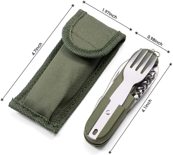 Campingbestik - Armygrøn