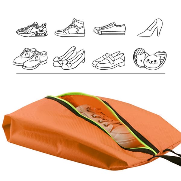 3 stk. skoopbevaringspose - orange