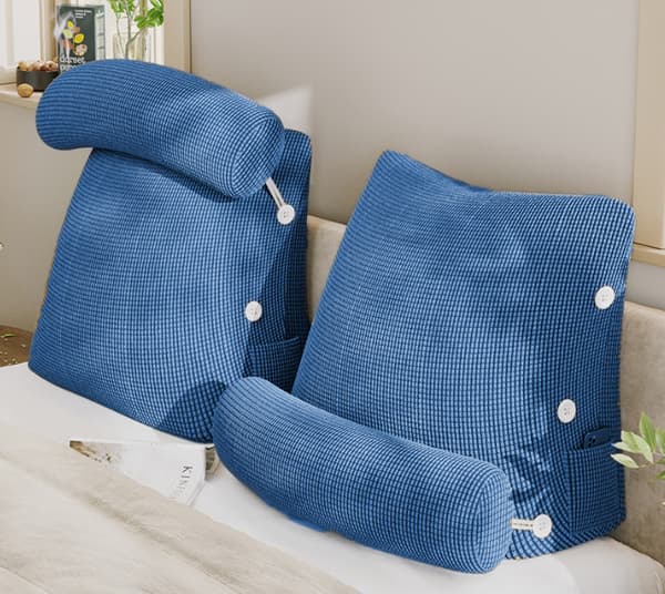 1 st denimblå kudde