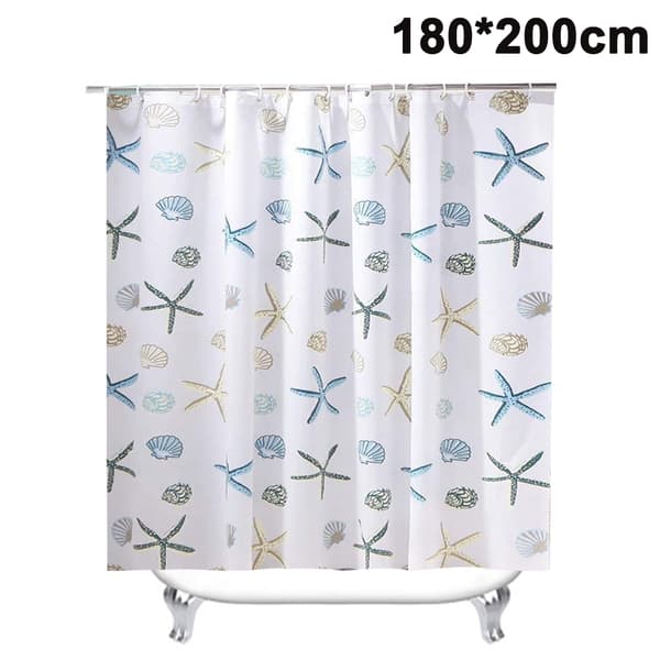 180*200 duschdraperi-sjöhäst 180*200 med spänne