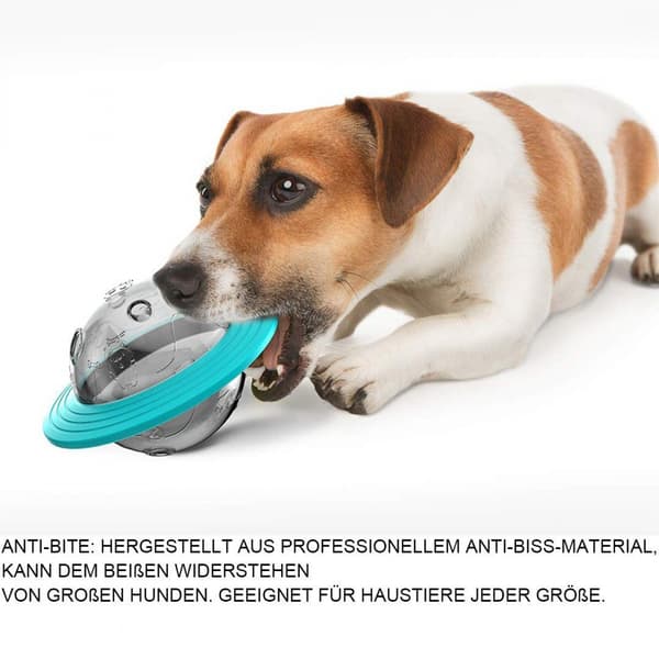 Blå Snackball Slikkugle til Hunde Snackball
