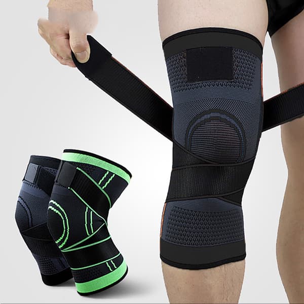 Urheilupolvisuojat - Musta - S