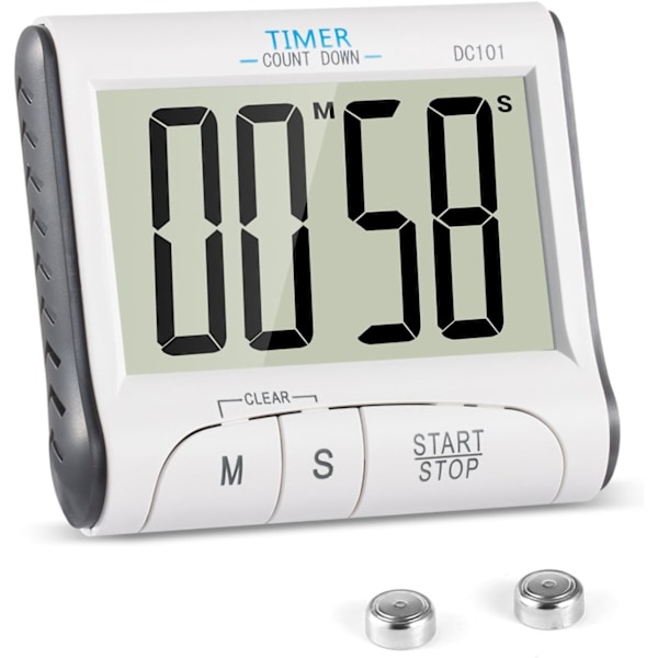 Multifunktionell nedräkning elektronisk äggklocka