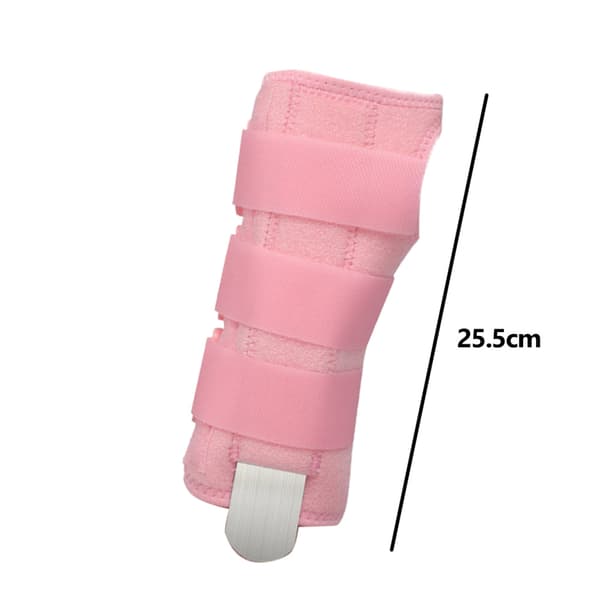 Sportigt fixerat handledsstöd - vänster - rosa