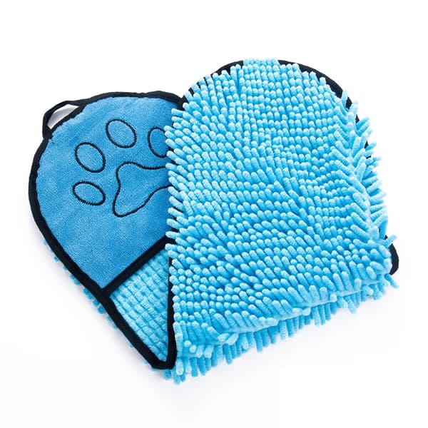 Chenille-lemmikkipyyhe, sininen Blue 150